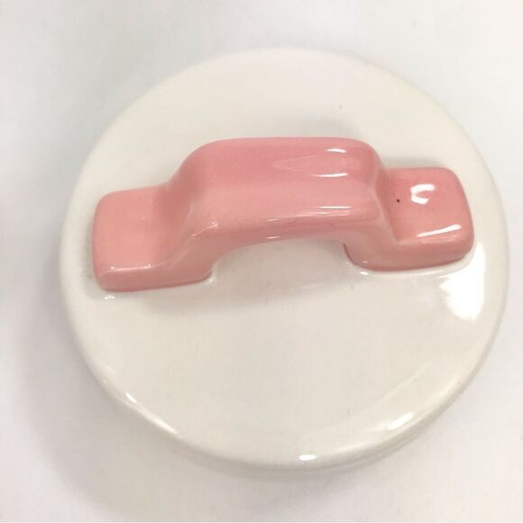 Rae Dunn Bunny Love White Tan Bunny Ears 10” Tall Ceramic Canister Jar - Picture 11 of 14